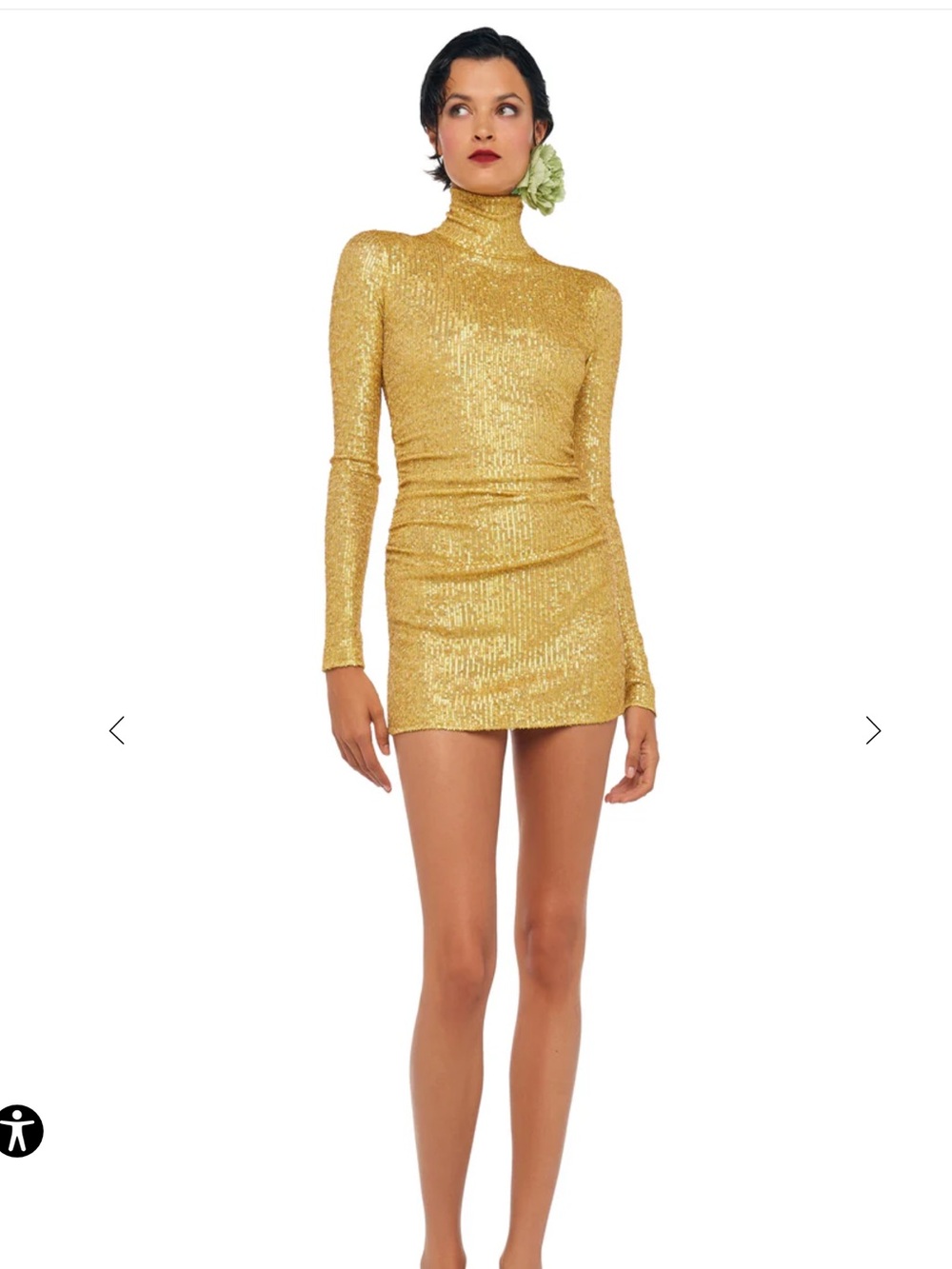 NORMA KAMALI Long sleeved, turtle neck pickleball dress. Size M. NWTS